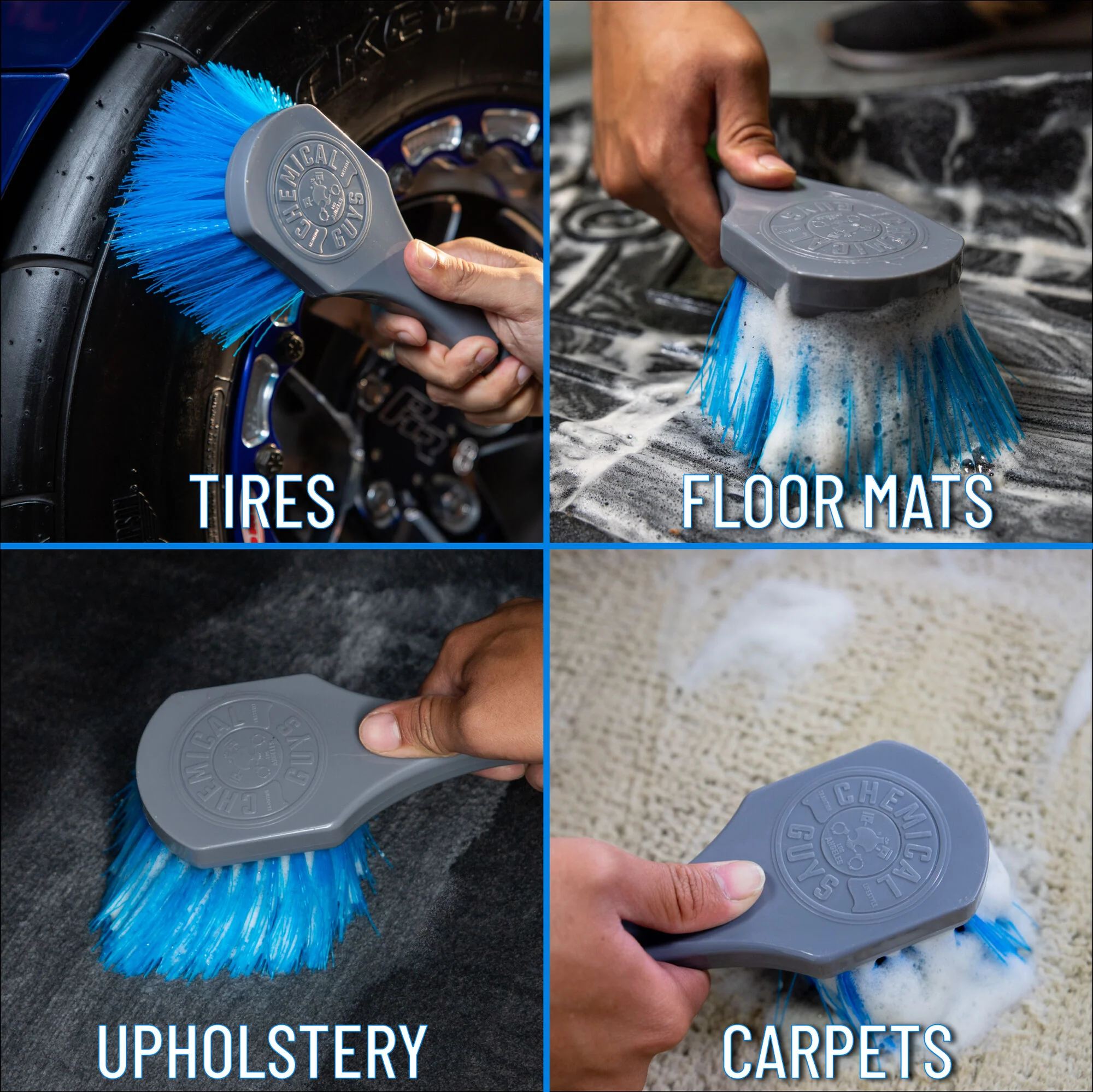 Big Blue Stiffy Heavy Duty Tire Brush - Image 3